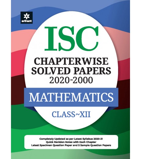 ISC Chapter Wise Solved Papers Mathematics Class 12 | Latest Edition Oswaal ISC Class 12 - SchoolChamp.net